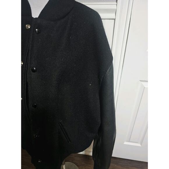 Vintage Skookum Adesa Wool Leather Letterman Varsity Jacket Size 54 Made in USA - Picture 9 of 10